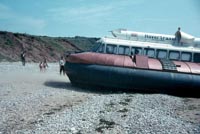The SRN6 with Hovertravel - Arriving (credit: Pat Lawrence).